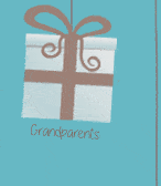 Inside this wrapped gift for your Grandparents: Sweaters.